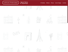 Tablet Screenshot of culturafrancesa.net